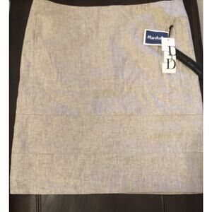Dalia Collection Women’s Beige Wool Blend Skirt Size 10 NWT